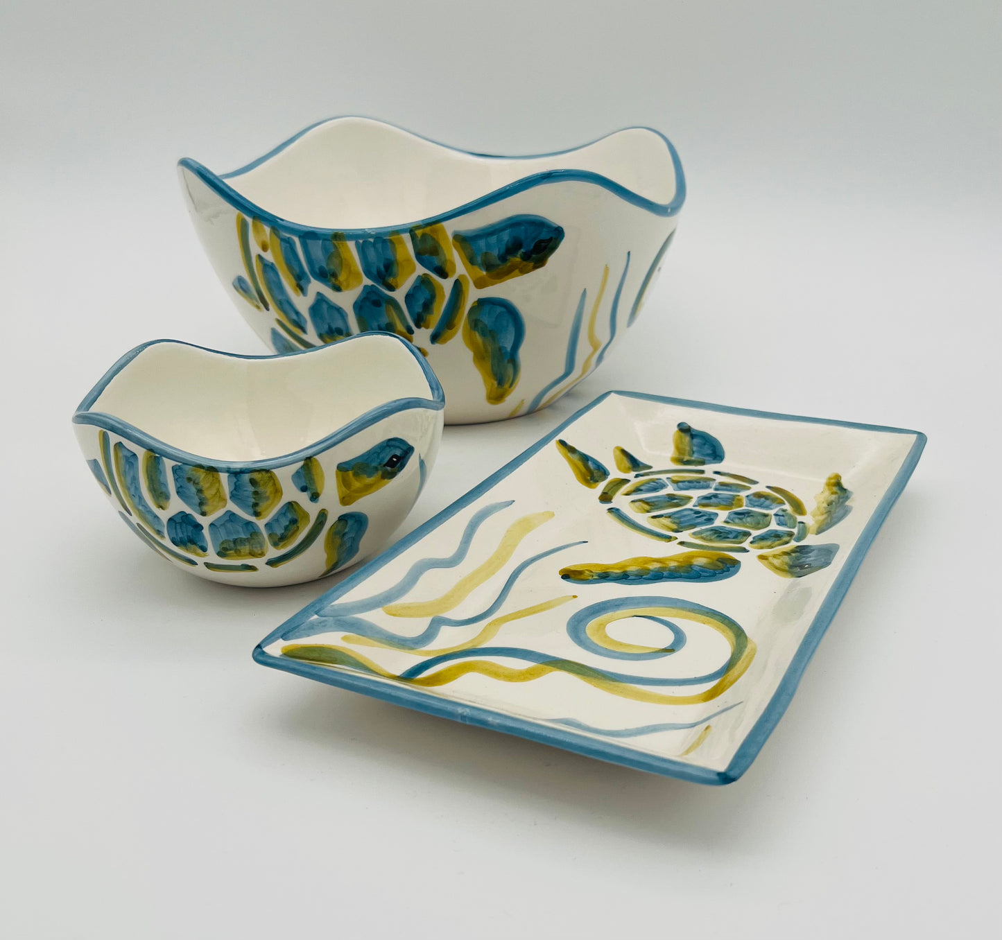 Vassoio “Lina” – Collezione Tartaruga · Abissi gentili