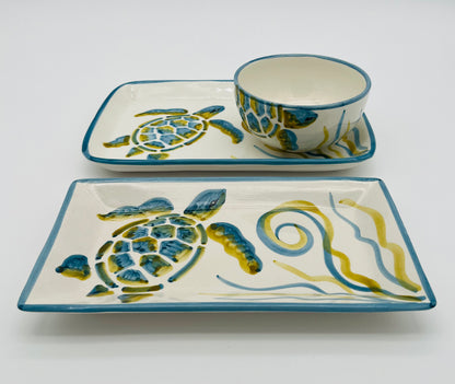 Vassoio “Lina” – Collezione Tartaruga · Abissi gentili